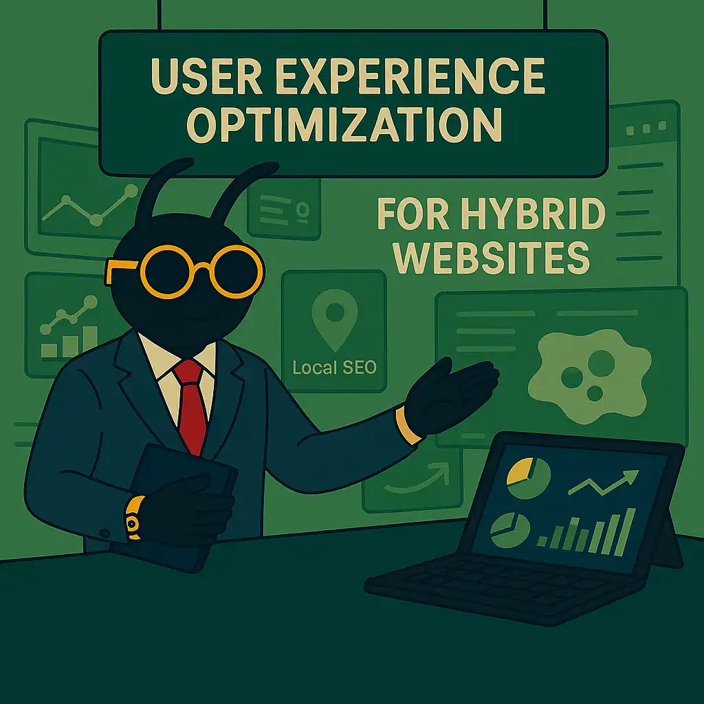 بهینهسازی تجربه کاربری در سایت ترکیبی