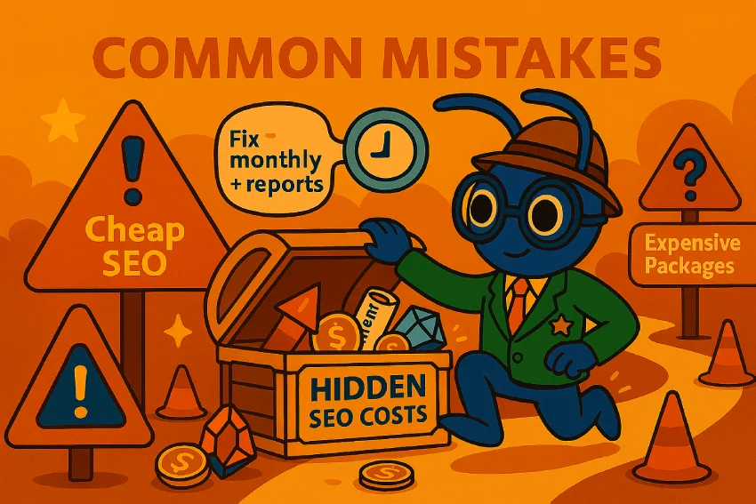 اشتباهات رایج در انتخاب پکیج سئو ارزان یا گران