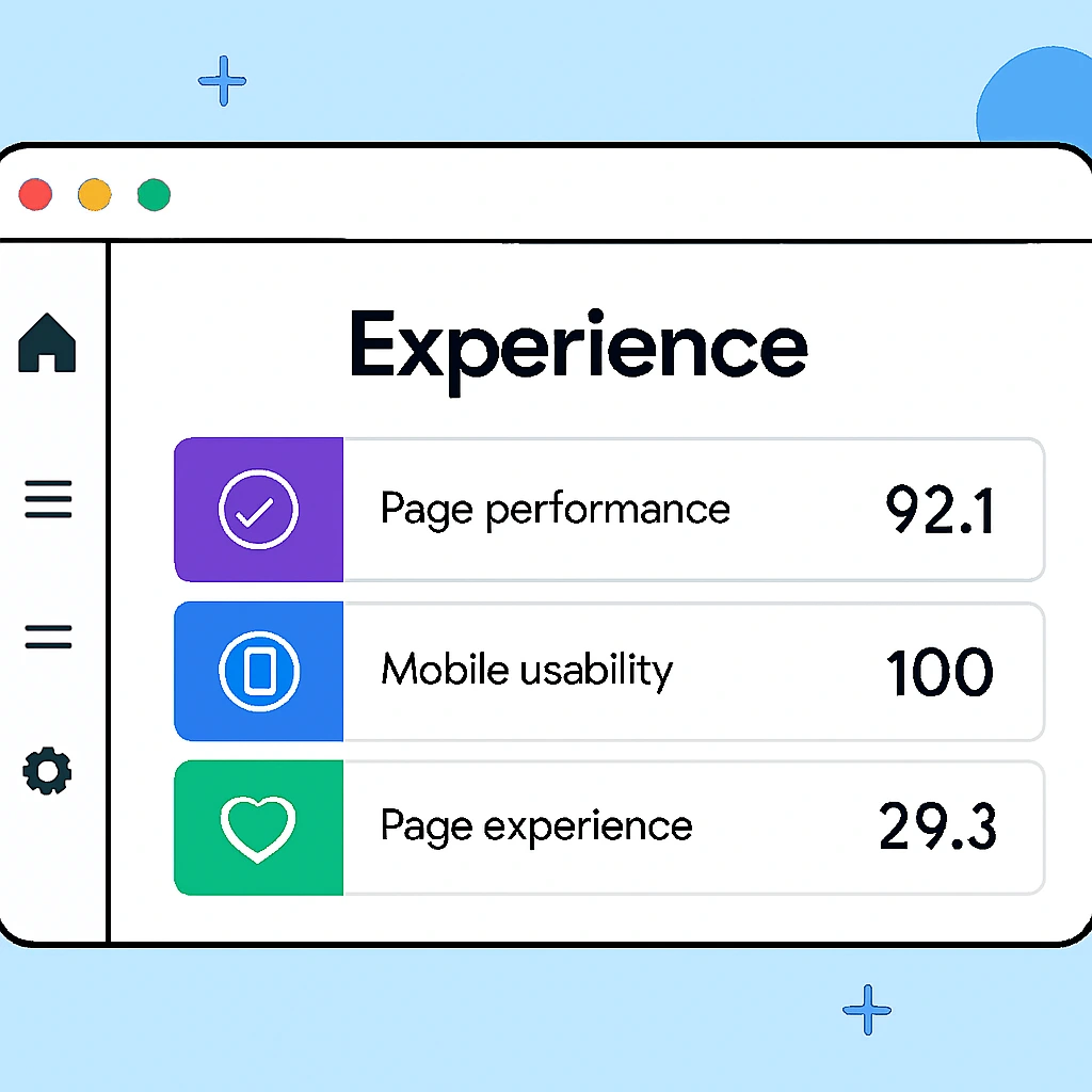 بخش Experience (تجربه کاربری) | گوگل سرچ کنسول