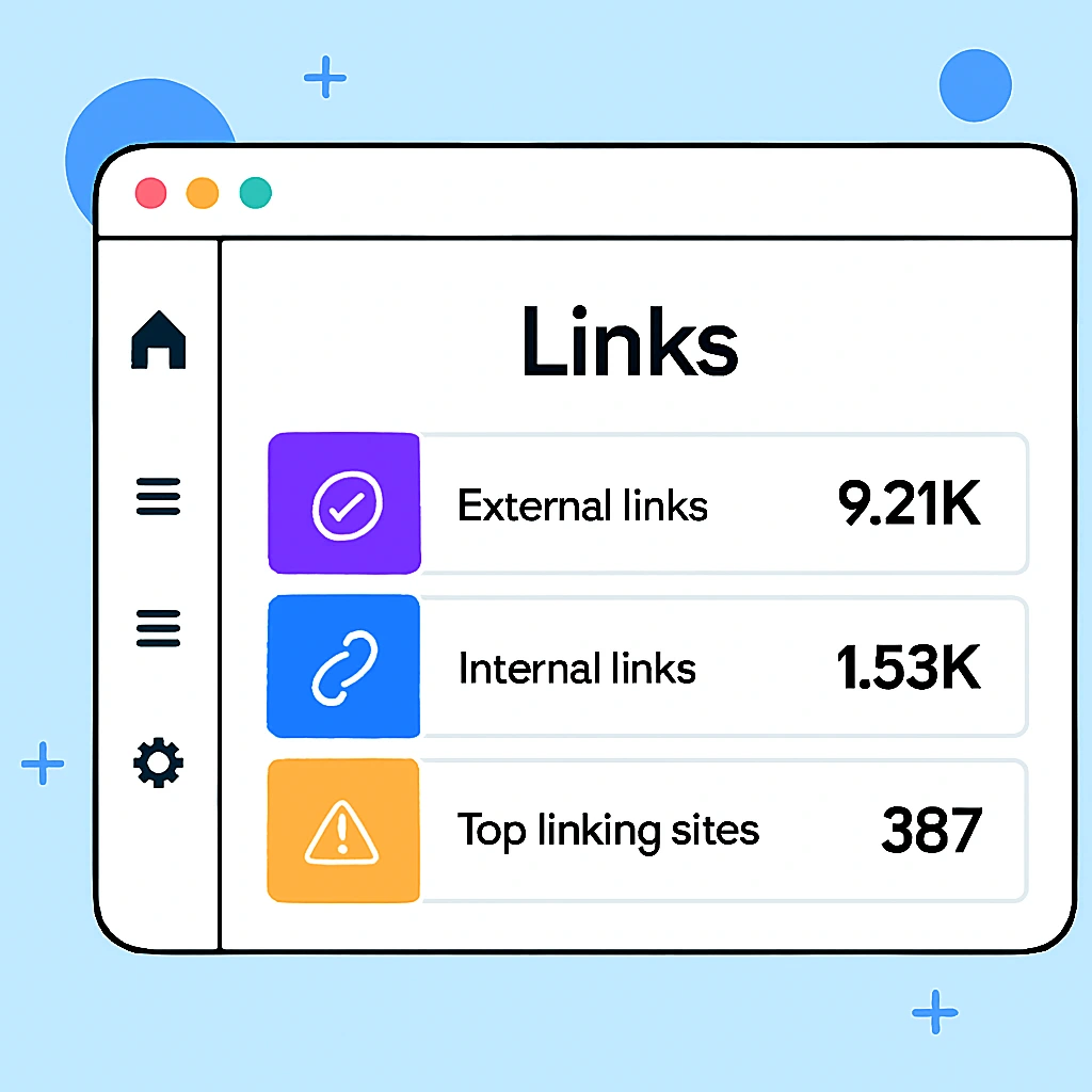 بخش Links (لینکها)