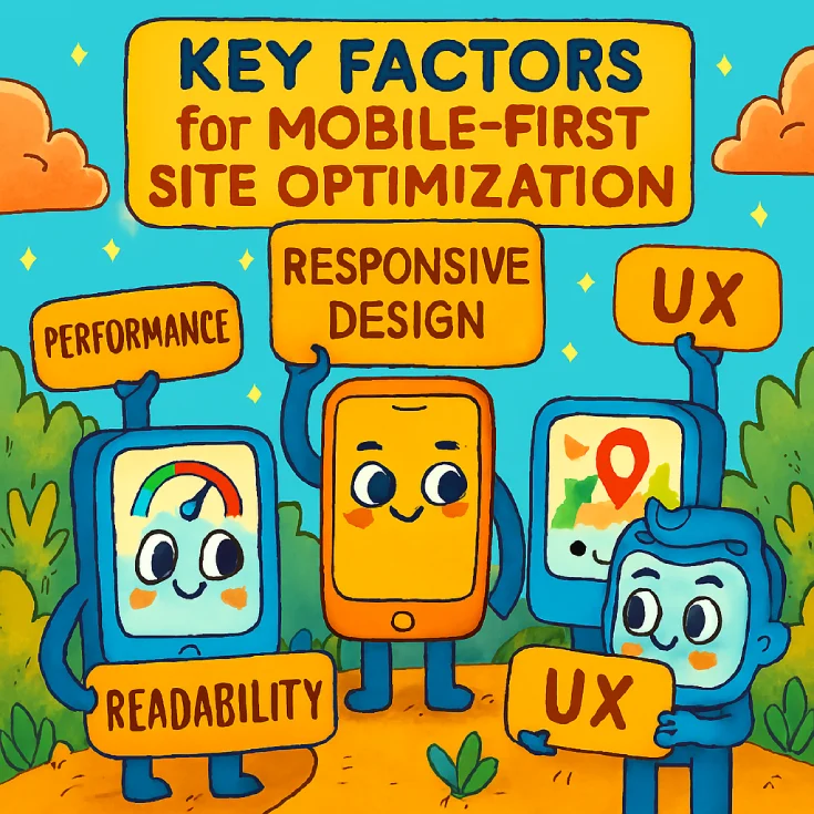 عوامل کلیدی برای بهینهسازی سایت در موبایل فرست