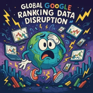 اختلال جهانی در داده_های رتبه گوگل