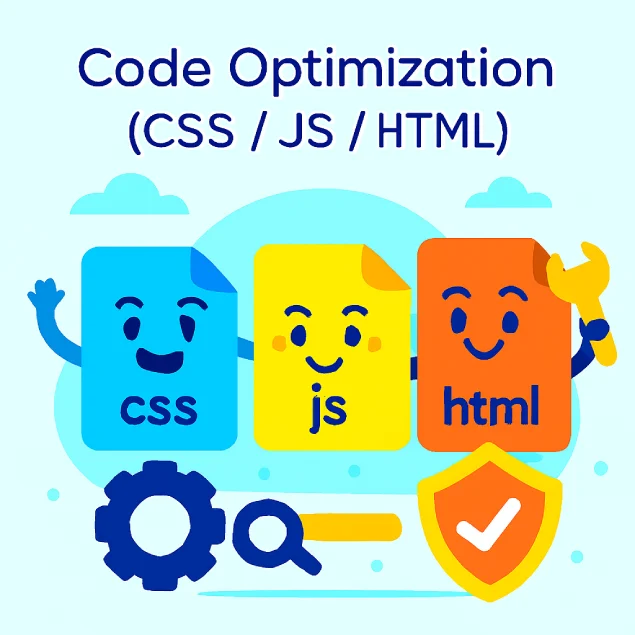 بهینه‌سازی کدها (CSS / JS / HTML)