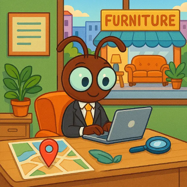 تحقیق کلمات کلیدی محلی برای مبلفروشیها