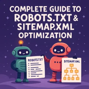 راهنمای کامل بهینه‌سازی فایل robots.txt و sitemap.xml